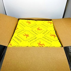Spilfyter HVU-75 Universal SM Sorbent Pads 16in x 18in Hi Vis Yellow DW 100/Box
