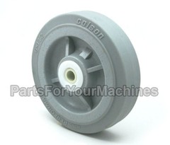 COLSON PERFORMA, WHEEL 6″X1-1/2″, 3/8″ AXLE, NON-MARKING, BUFFERS, CARTS,SHELVES
