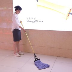 Commercial Industrial Heavy Duty Mop with Long Handle,58″ Looped-End String W…