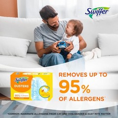 (PACK OF 4) Swiffer 21459CT Dusters Unscented Cleaner Refills – Light Blue
