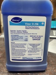 Diversey Virex II 256 One Step Disinfectant Cleaner&Deodorant 2.5L PART#04329