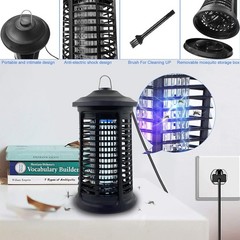 Multifunctional Electric Fly Swatter, Powerful Bug Killer for Yard & Camping Use