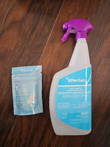 Effersan Multi purpose disinfecting/sanitizing 4 Tablets EPA Req No.66570-2
