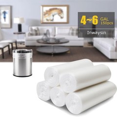 Small Trash Bags 4 Gallon Garbage Bags Waste Basket Bin Liners Bags For Bathr…
