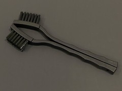 7″ Black Nonslip Handle PCB Rework ESD Anti Static Brush Cleaning Tool 2 Pcs