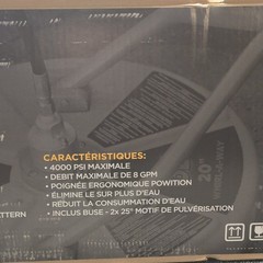 20″ BE Whirl-A-Way Pressure Washer Surface Cleaner Concrete 85.403.007