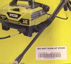 Ryobi 1800 PSI 1.2 GPM Stationary Electric Pressure Washer RY141802
