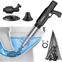 ‌Electric Toilet Plunger for Bathroom, High-Pressure Heavey Duty Clog Remover