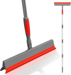 Floor Squeegee for Concrete Floor, 15.8″ Large Heavy Duty Squeegee for Floor
