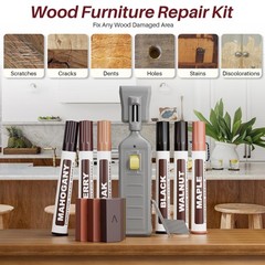 Laminate Floor Repair Kit with Heat Pen, 6 Colors Linoleum A-6