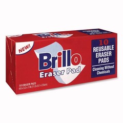 Brillo 56102 3.2″ x 4.6″ Commercial Eraser Pads – White (12/Carton) New