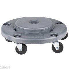 Professional Heavy Duty Brute Trash Can Rolling Dolly 18″ Garbage Container 2pk