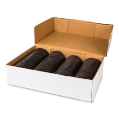 Inteplast Group VALH3860K22 HD 60 gal COMM Can Liners – BLK (150/Carton) New
