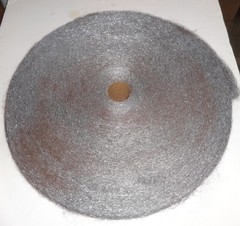 14 lb Steel Wool Reel # 2 Medium Coarse some surface rust, not deep