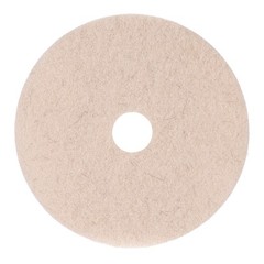 Boardwalk 4019NHE 19 in. Nat. Hog Hair Burnishing Floor Pads – Beige (5/CT) New