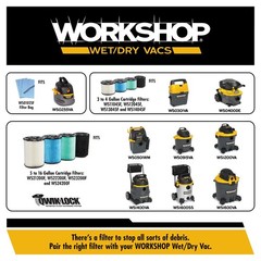 WORKSHOP Wet/Dry Vacs Shop Vacuum Accessories WS17854A Homeowner DIY Kit for …