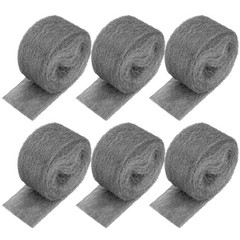 6 Rolls JINGTONG 78 Ft Steel Wool Fill Fabric Blend Hardware Cloth Gap Blocker