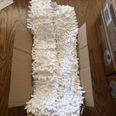 Rubbermaid Commercial Q853WHI HYGEN Dusting Wand Sleeve – White (6/Carton) New