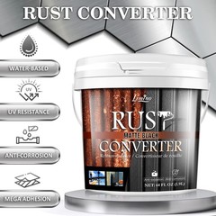 Rust Converter 64 fl. oz – Black Metal Primer & Rust Remover for Cars