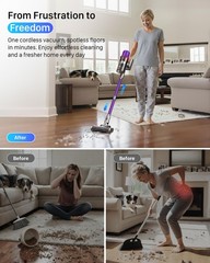 Ixlion Cordless Vacuum Cleaner – Powerful Stick Vacuum Hepa Filter 55-Min