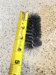 Nylon Pipe Tube Brush 3.5″ 1.5″ Diameter = 18″ In. Overall Length W/ Handle Loop