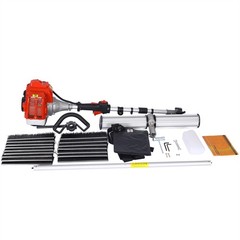 52cc Handheld 2.4HP Gas Power Snow Sweeper Broom Brush Driveway Walkway Clean