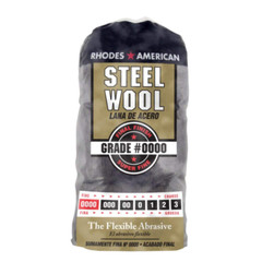 Steel Wool Cleaning Pad Super Fine Grade #0000 Rhodes American Final Finish 12ct