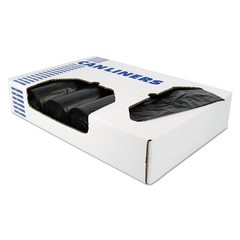 Heritage 45 Gallon 2 mil Low-Density Repro Can Liners – Black (100/Carton)