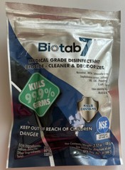 Biotab7 disinfectant odor remover- 100 gram pouch