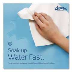 Kleenex 01701CT 9 in. x 10.5 in. 1-Ply POP-UP Box Hand Towels – WT (2160/CT) New