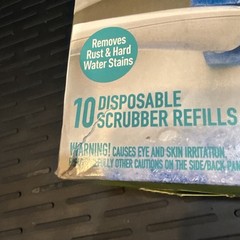 Scotch-Brite 558RF Disposable Toilet Scrubber Refill – Blue/White (10/Pack) New