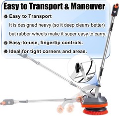 Floor Scrubber HHQ Commercial 13in Orbital Polisher