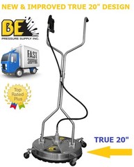 BE PRESSURE WHIRL-A-WAY 20” Stainless Steel Flat Surface Concrete Cleaner