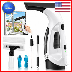 Yardsignup Window Vacuum Squeegee Cordless Window Vacuum Cleaner 2000Pa