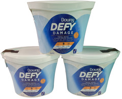 3 PACK Downy Defy Damage Total-Wash Conditioning Beads Unscented Sealed READ