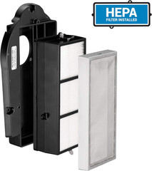 Hand Dryer with Electrostatic HEPA Filtration (Ehepa) with 1.1 Noise Reduction N