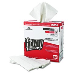 Georgia-Pacific 2905003 4-Ply Medium Scrim Reinforced Wipe (166/Bx, 5-Bx/Ct) New