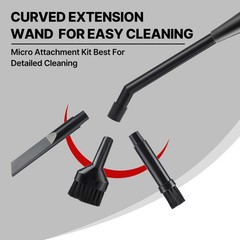 Shop-Vac Micro Cleaning Nozzle Kit, 1-1/4″ Detailed-Cleaning Attachments for Com