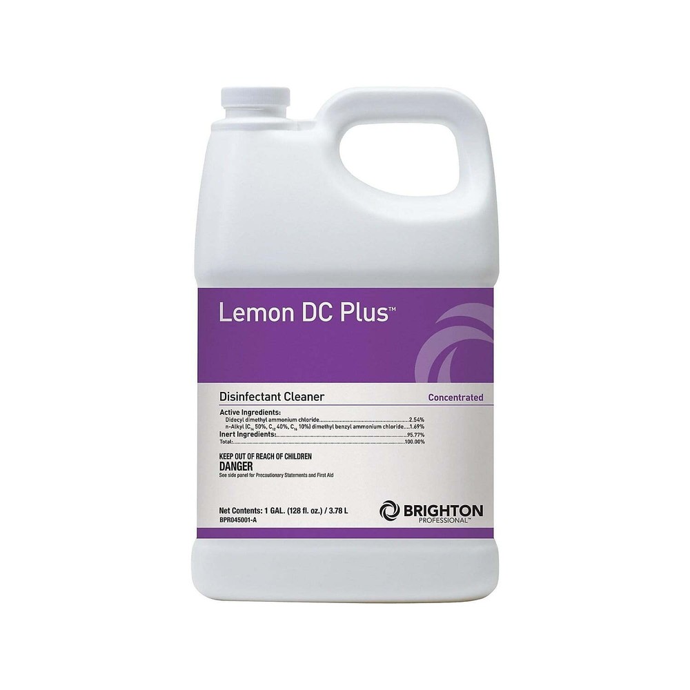 Brighton Lemon DC Plus Concentrated Disinfectant Cleaner 1 Gal (Dilution 1:64)