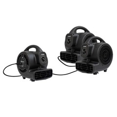 Mini 600 CFM Air Mover, Carpet Dryer, Floor Fan, Blower for Water Damage, Black