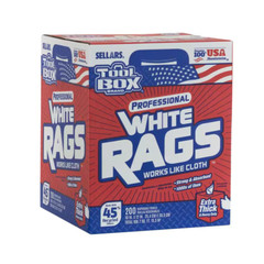 NEW 200-Count Natural Fiber Painter’s Rags – Lint-Free & Super Absorbent Wipes