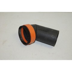 Ridgid 2-1/2 in Dusting Brush Attachment for Wet Dry Shop Vacuums Black U70