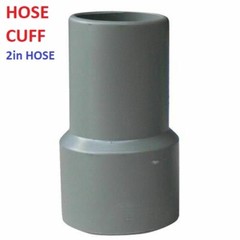 VACUUM HOSE CUFF adapter adaptor connect 2″ Blk or Gray carpet Clean truckmount