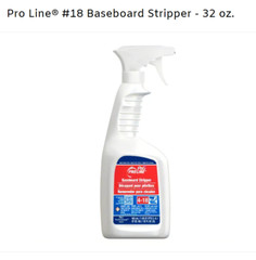 8-PK- Procter & Gamble Proline #18 Baseboard Cleaner Stripper 32 oz. w/ Sprayer