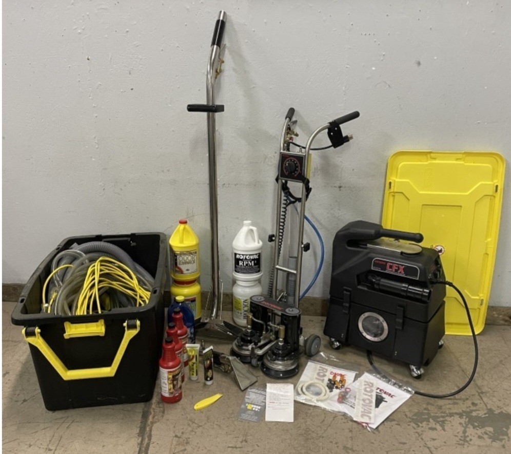 Rotovac CFX Continuous Flow Extractor, Power Wand, & More