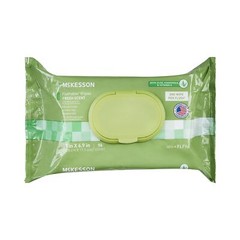 McKesson Flushable* Personal Wipe 6-9/10 X 7 Inch FLF96 6 Pack 576 Wipes