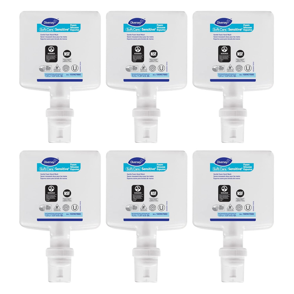 100907880 Soft Care Sensitive Foam Hand Wash, Commercial Hand Soap Refill for In
