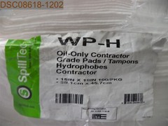 QTY = 100PK: SpillTech Wp-H Absorbent Pad, 15″ x 18″, White, 818502023836