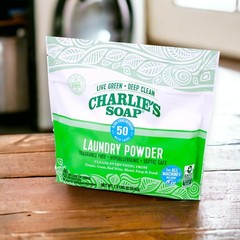 Charlie’s Soap Laundry Powder (50 Loads, 1 Pack) Hypoallergenic Deep…