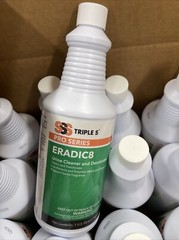 12 Pack (32 oz each) SSS Triple S Eradic8 Urine Cleaner & Deodorizer 25125